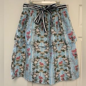 Asos Cotton Floral Skirt